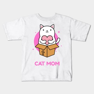 Cat Mom Kids T-Shirt